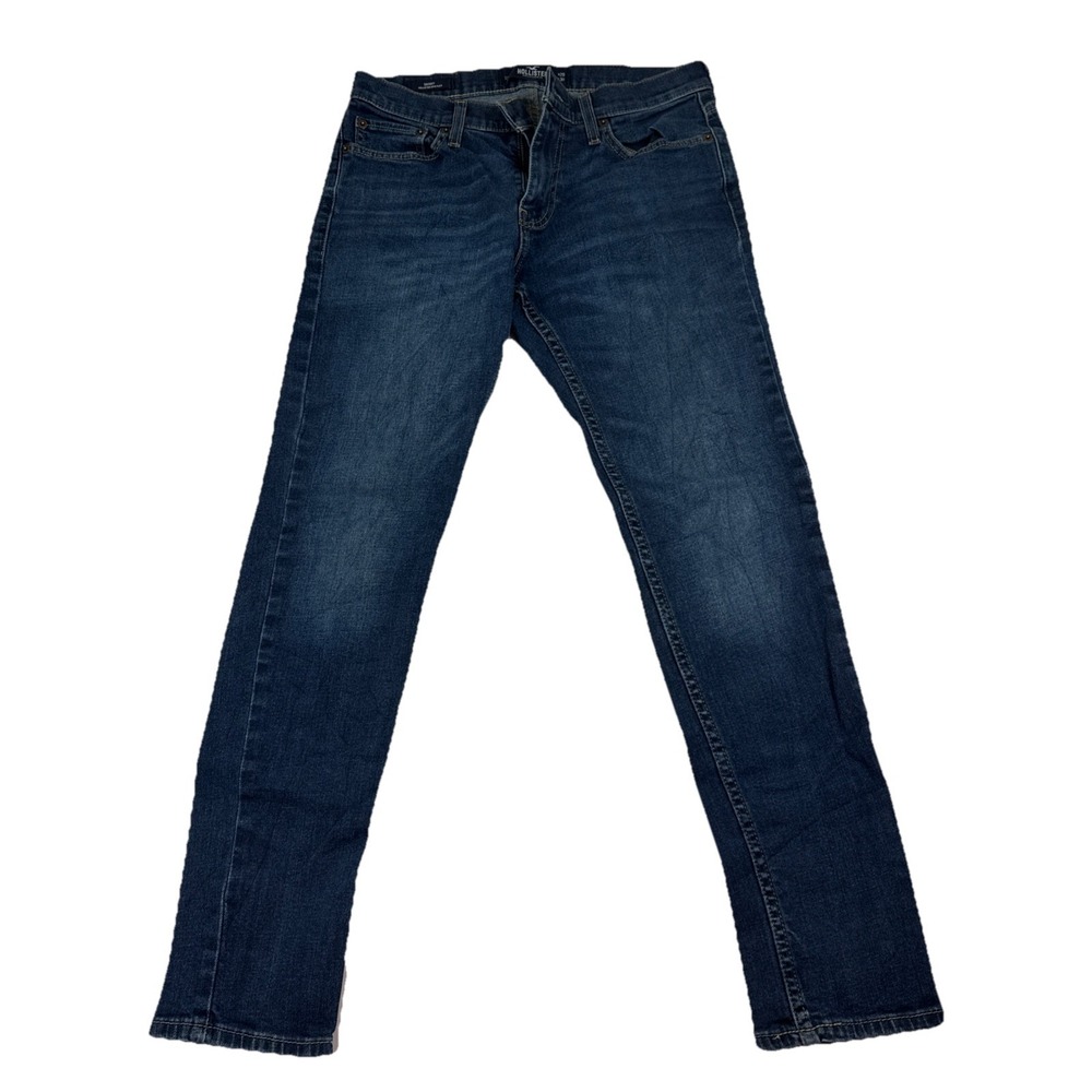 Hollister Epic Flex Skinny Jeans Men's 29x30 (28x27) Dark Wash Denim Stretch